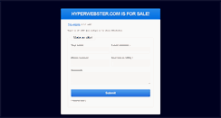 Desktop Screenshot of hyperwebster.com