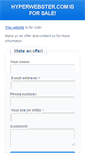 Mobile Screenshot of hyperwebster.com